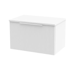 Fluted Wall Hung Vanity Unit with Worktop